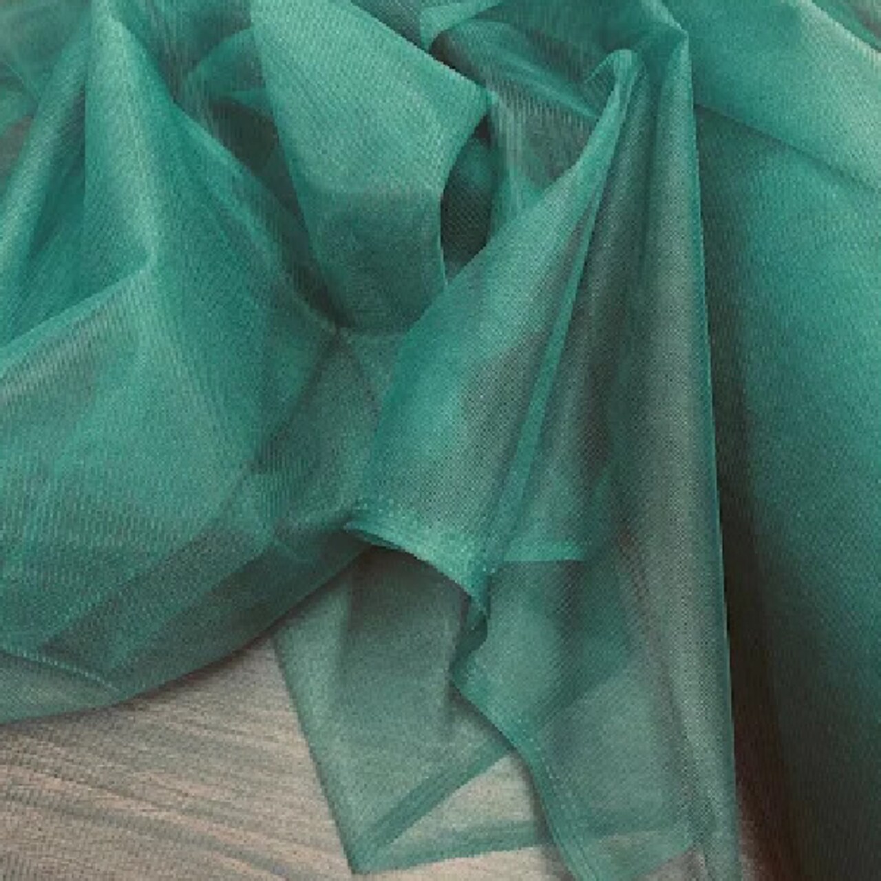 1 Yard Micro Stretch Mesh Nude Fabric, 100% Polyester, 60" Wide